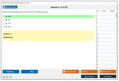 CompTIA N10-007 CompTIA Network+ 2018 Practice test exam simulator test engine exam Prep practice test questions answers Image 15