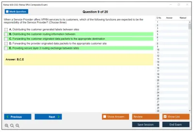 Nokia 4A0-C02 Nokia SRA Composite Exam Practice test exam simulator test engine exam Prep practice test questions answers Image 9