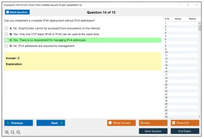 Checkpoint 156-915.80 Check Point Certified Security Expert UpdateR80.10 Practice test exam simulator test engine exam Prep practice test questions answers Image 14