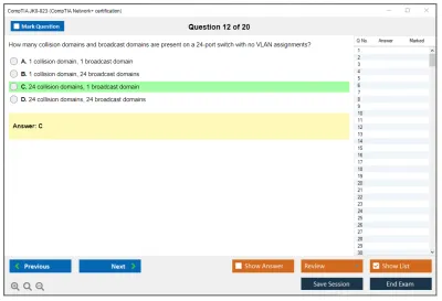 CompTIA JK0-023 CompTIA Network+ certification Practice test exam simulator test engine exam Prep practice test questions answers Image 12