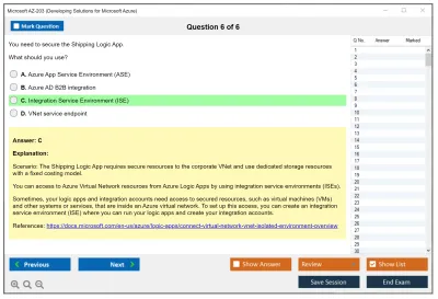 Microsoft AZ-203 Developing Solutions for Microsoft Azure Practice test exam simulator test engine exam Prep practice test questions answers Image 6