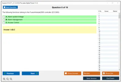 Huawei H19-371_V1.0 HCS-Pre-sales-Digital Power V1.0 Practice test exam simulator test engine exam Prep practice test questions answers Image 6