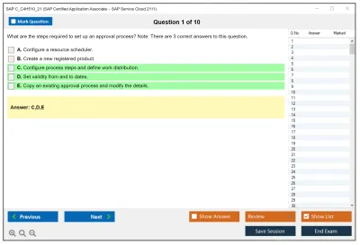 SAP C_C4H510_21 SAP Certified Associate - Implementation Consultant - SAP Service Cloud Practice test exam simulator test engine exam Prep practice test questions answers Image 1