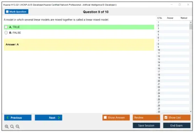 Huawei H13-321 HCNP-AI EI Developer(Huawei Certified Network Professional - Artificial Intelligence EI Developer) Practice test exam simulator test engine exam Prep practice test questions answers Image 9