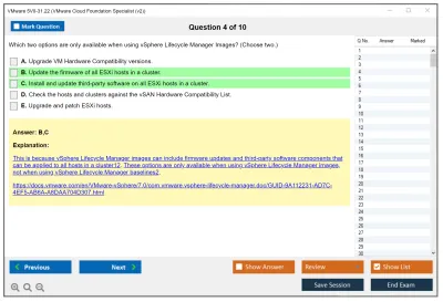VMware 5V0-31.22 VMware Cloud Foundation Specialist (v2) Practice test exam simulator test engine exam Prep practice test questions answers Image 4