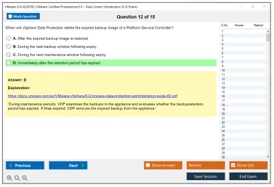 VMware 2V0-622PSE VMware Certified Professional 6.5 – Data Center Virtualization (6.5) Exam Practice test exam simulator test engine exam Prep practice test questions answers Image 12