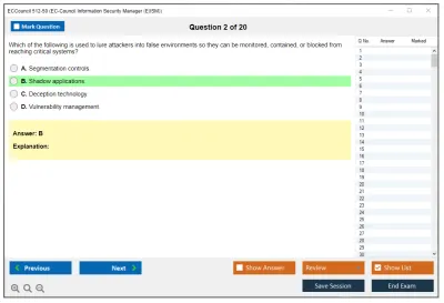 ECCouncil 512-50 EC-Council Information Security Manager (E|ISM) Practice test exam simulator test engine exam Prep practice test questions answers Image 2