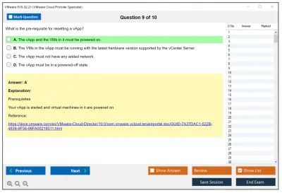VMware 5V0-32.21 VMware Cloud Provider Specialist Practice test exam simulator test engine exam Prep practice test questions answers Image 9