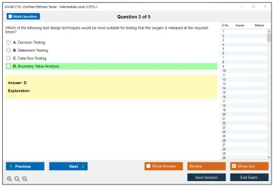 GAQM CTIL Certified Software Tester - Intermediate Level (CSTIL) Practice test exam simulator test engine exam Prep practice test questions answers Image 3