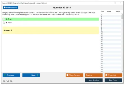 Huawei H35-210 Huawei Certified Network Associate - Access Network Practice test exam simulator test engine exam Prep practice test questions answers Image 10