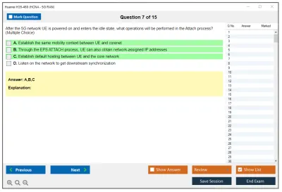 Huawei H35-460 HCS-5G RAN V1.0 Practice test exam simulator test engine exam Prep practice test questions answers Image 7