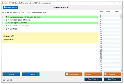 Symantec ST0-250 Symantec Messaging Gateway 10.5 Technical Assessment Practice test exam simulator test engine exam Prep practice test questions answers Image 5