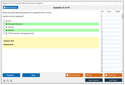 VMware 1V0-21.20 Associate VMware Data Center Virtualization Practice test exam simulator test engine exam Prep practice test questions answers Image 5