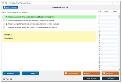 ITIL ITIL-4-Foundation ITIL 4 Foundation Exam Practice test exam simulator test engine exam Prep practice test questions answers Image 5