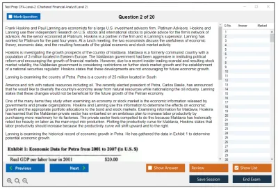 Test Prep CFA-Level-2 Chartered Financial Analyst Level 2 Practice test exam simulator test engine exam Prep practice test questions answers Image 2