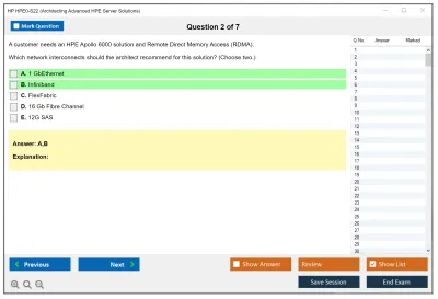 HP HPE0-S22 Architecting Advanced HPE Server Solutions Practice test exam simulator test engine exam Prep practice test questions answers Image 2