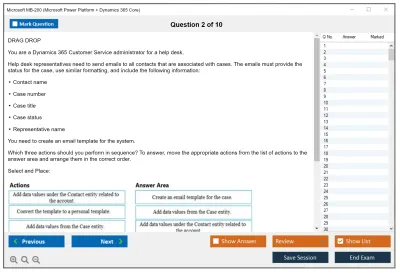 Microsoft MB-200 Microsoft Power Platform + Dynamics 365 Core Practice test exam simulator test engine exam Prep practice test questions answers Image 2