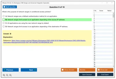 VMware 5V0-62.19 Workspace ONE Design and Advanced Integration Specialist Practice test exam simulator test engine exam Prep practice test questions answers Image 9