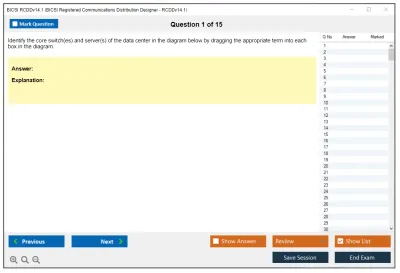BICSI RCDDv14.1 BICSI Registered Communications Distribution Designer - RCDDv14.1 Practice test exam simulator test engine exam Prep practice test questions answers Image 1