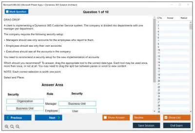 Microsoft MB-600 Microsoft Power Apps + Dynamics 365 Solution Architect Practice test exam simulator test engine exam Prep practice test questions answers Image 1