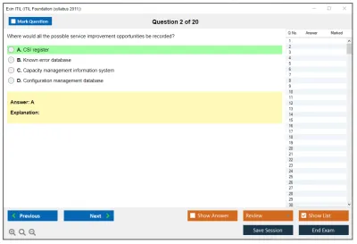 Exin ITIL ITIL Foundation (V4) Practice test exam simulator test engine exam Prep practice test questions answers Image 2