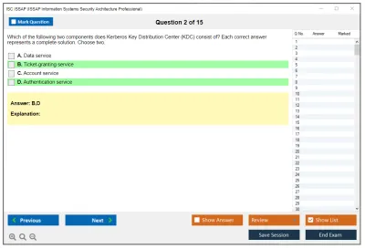 ISC2 ISSAP ISSAP Information Systems Security Architecture Professional Practice test exam simulator test engine exam Prep practice test questions answers Image 2