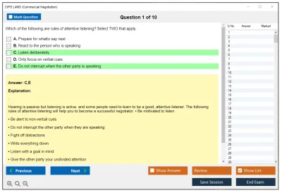 CIPS L4M5 Commercial Negotiation Practice test exam simulator test engine exam Prep practice test questions answers Image 1