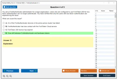 Fortinet NSE6_FAC-6.1 Fortinet NSE 6 - FortiAuthenticator 6.1 Practice test exam simulator test engine exam Prep practice test questions answers Image 4