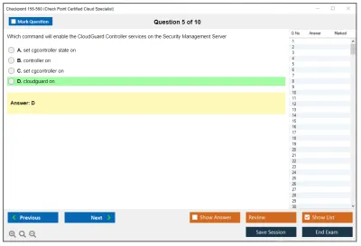 Checkpoint 156-560 Check Point Certified Cloud Specialist (CCCS) Practice test exam simulator test engine exam Prep practice test questions answers Image 5