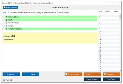 Genesys GCP-GCX Genesys Cloud CX Certified Professional - Consolidated Exam Practice test exam simulator test engine exam Prep practice test questions answers Image 1