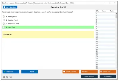 Salesforce Interaction-Studio-Accredited-Professional Salesforce Interaction Studio Accredited Professional Practice test exam simulator test engine exam Prep practice test questions answers Image 9