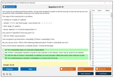 ECCouncil ECSS EC-Council Certified Security Specialist (ECSS) v10 Practice test exam simulator test engine exam Prep practice test questions answers Image 6