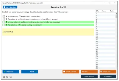 Network Appliance NS0-003 NetApp Certified Technology Associate Practice test exam simulator test engine exam Prep practice test questions answers Image 2