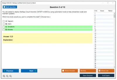 Netapp NS0-603 NetApp Certified Hybrid Cloud Architect Practice test exam simulator test engine exam Prep practice test questions answers Image 5