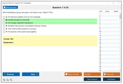 CompTIA TK0-201 CTT+ Exam (Certified Technical) Practice test exam simulator test engine exam Prep practice test questions answers Image 7