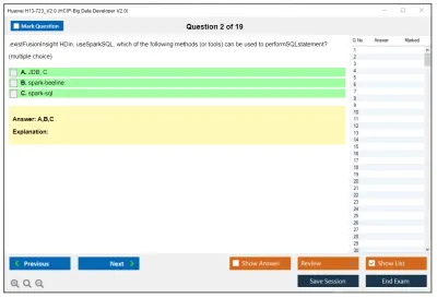 Huawei H13-723_V2.0 HCIP-Big Data Developer V2.0 Practice test exam simulator test engine exam Prep practice test questions answers Image 2