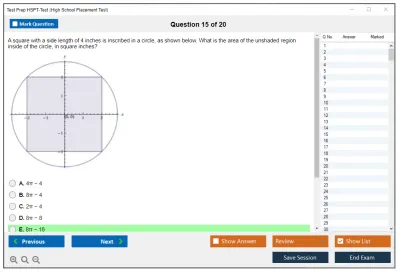 Test Prep HSPT-Test High School Placement Test Practice test exam simulator test engine exam Prep practice test questions answers Image 15