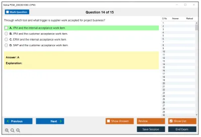Nokia PDM_2002001060 CPM Practice test exam simulator test engine exam Prep practice test questions answers Image 14