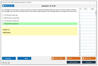 ECCouncil 312-50 Certified Ethical Hacker Exam Practice test exam simulator test engine exam Prep practice test questions answers Image 14