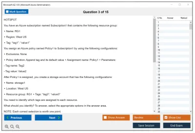 Microsoft AZ-103 Microsoft Azure Administrator Practice test exam simulator test engine exam Prep practice test questions answers Image 3