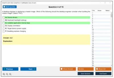 CompTIA 220-1202 CompTIA A+ Certification Exam: Core 2 Practice test exam simulator test engine exam Prep practice test questions answers Image 4