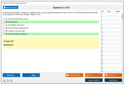 CompTIA N10-008 CompTIA Network+ Exam Practice test exam simulator test engine exam Prep practice test questions answers Image 3