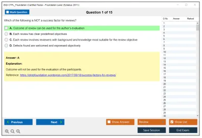 iSQI CTFL_Foundation ISTQB Certified Tester Foundation Level Practice test exam simulator test engine exam Prep practice test questions answers Image 1