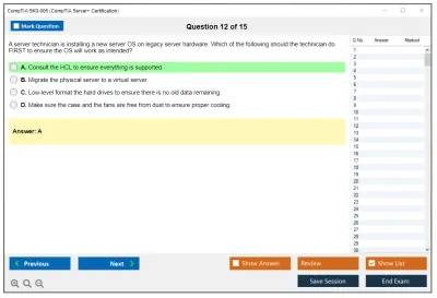 CompTIA SK0-005 CompTIA Server+ Certification Exam Practice test exam simulator test engine exam Prep practice test questions answers Image 12