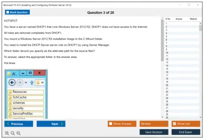 Microsoft 70-410 Installing and Configuring Windows Server 2012 Practice test exam simulator test engine exam Prep practice test questions answers Image 3
