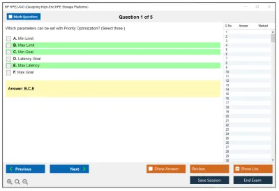 HP HPE2-K43 Designing High-End HPE Storage Platforms Practice test exam simulator test engine exam Prep practice test questions answers Image 1