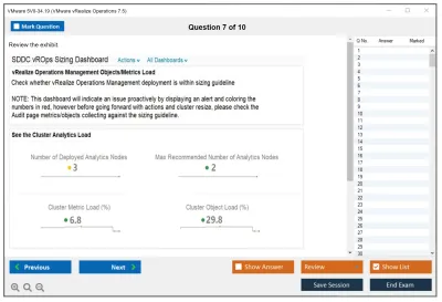 VMware 5V0-34.19 VMware vRealize Operations 7.5 Practice test exam simulator test engine exam Prep practice test questions answers Image 7