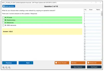 SAP C_TPLM22_67 SAP Certified Associate - SAP Project Systems with SAP ERP 6.0 EHP7 Practice test exam simulator test engine exam Prep practice test questions answers Image 3
