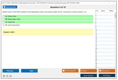 SAP C_TS4FI_1909 SAP Certified Application Associate - SAP S/4HANA for Financial Accounting Associates (SAP S/4HANA 1909) Practice test exam simulator test engine exam Prep practice test questions answers Image 4