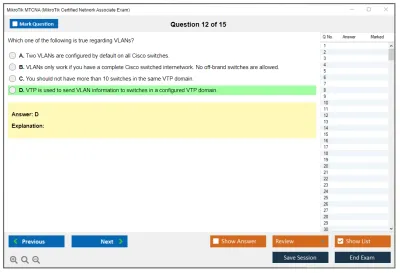 MikroTik MTCNA MikroTik Certified Network Associate Exam Practice test exam simulator test engine exam Prep practice test questions answers Image 12